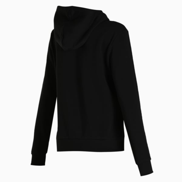 Full-Zip Women's Regular Fit Hoodie, Puma Black, extralarge-IND