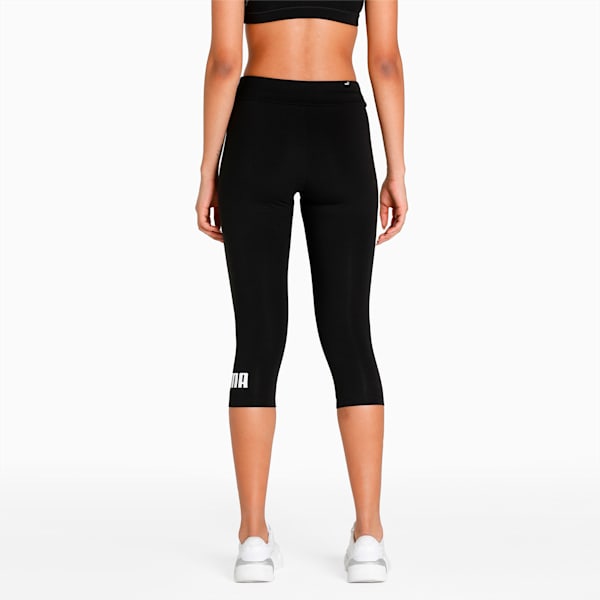 Essential 3/4 Tight Fit Women's Leggings, Puma Black, extralarge-IND