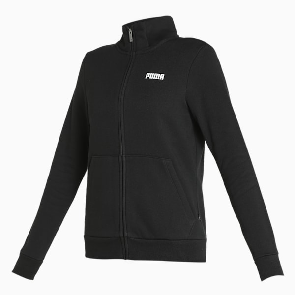 Women's Regular Fit Track Jacket, Puma Black, extralarge-AUS