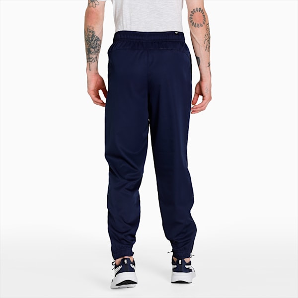 Essential Men's Woven Regular Fit Pants, Peacoat, extralarge-IND