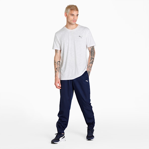 Essential Men's Woven Regular Fit Pants, Peacoat, extralarge-IND