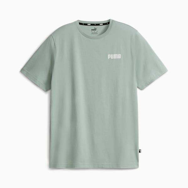 Playera para hombre Essentials Small Logo, Green Fog, extralarge