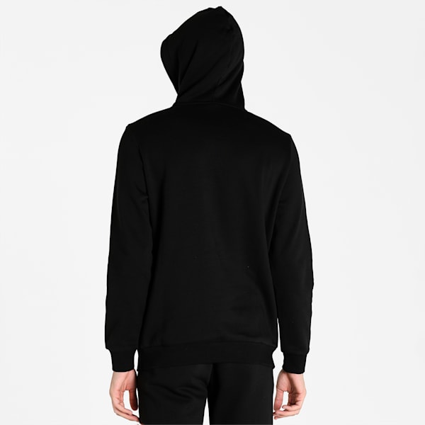 Essentials Men's Regular Fit Hooded Sweatshirt, Puma Black, extralarge-IND