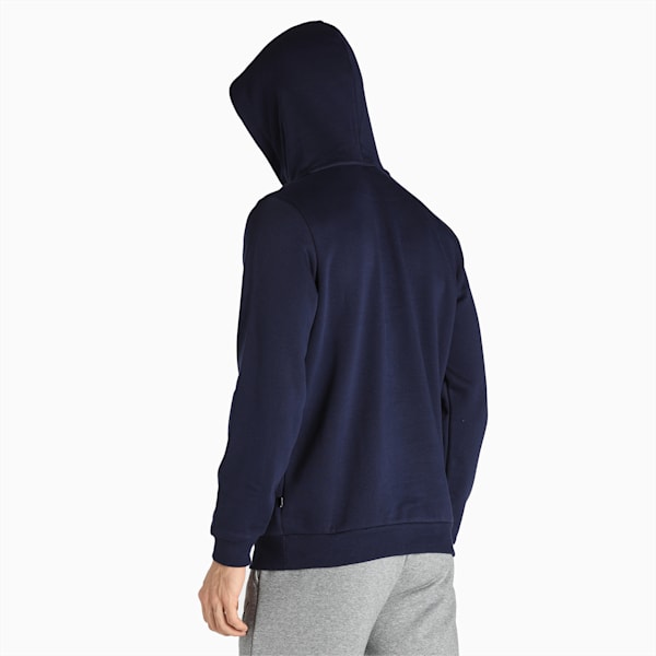 Men's Regular Fit Hooded Sweatshirt, Peacoat, extralarge-AUS