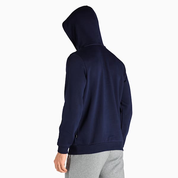 Men's Regular Fit Hooded Sweatshirt, Peacoat, extralarge-IND