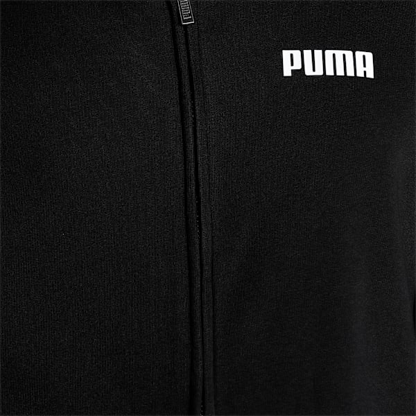 Full-Zip Men's Regular Fit Hoodie, Puma Black, extralarge-IND
