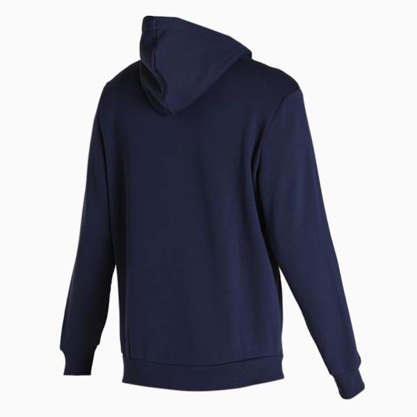 Full-Zip Men's Regular Fit Hoodie, Peacoat, extralarge-IND