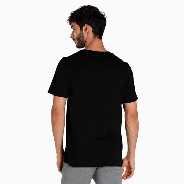 PUMA Tape Regular Fit Men's T-Shirt, Puma Black