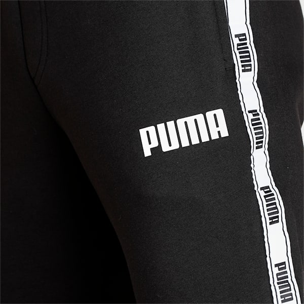PUMA Tape Regular Fit Knitted Men's Sweat Pants, Puma Black