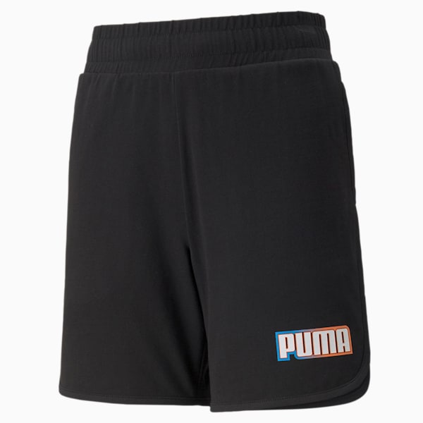 Shorts Alpha para jóvenes, Puma Black, extralarge