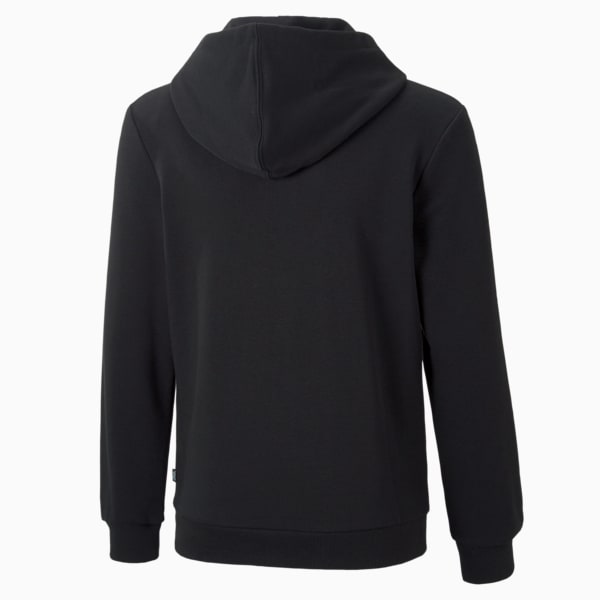 Power Logo Boys' Hoodie, Puma Black, extralarge