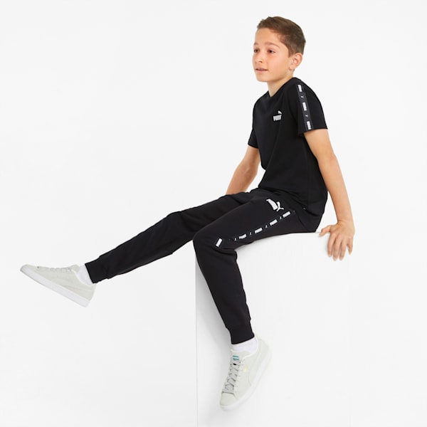 Essentials+ Tape Youth Regular Fit T-Shirt, Puma Black, extralarge-IND