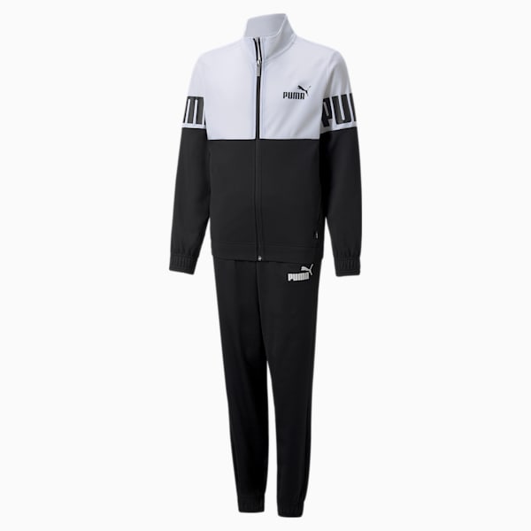 Power Poly Youth Track Suit, Puma Black, extralarge-IND