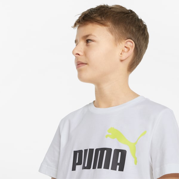 Jersey Youth Regular Fit Shorts & T-Shirt Set, Puma White-puma black, extralarge-IND
