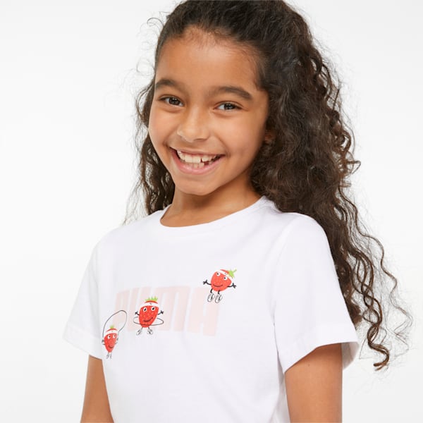 Fruitmates Toddlers Regular Fit T-Shirt, Puma White, extralarge-IND