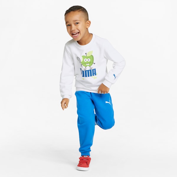 FRUITMATES Crew Neck Kids' Sweatshirt, Puma White, extralarge