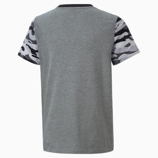 Essentials+ Camo Boys' Tee, Puma Black, extralarge