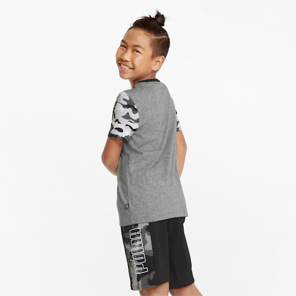 Essentials+ Camo Boys' Tee, Puma Black, extralarge