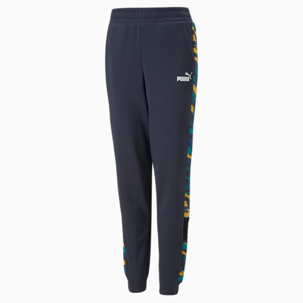 Essentials+ Camo Youth Pants, Parisian Night, extralarge-IND