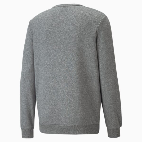 Power Logo Men's Regular Fit Sweatshirt, Medium Gray Heather, extralarge-IND