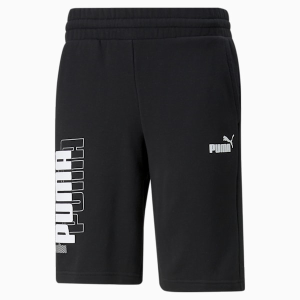 PUMA Power Logo Men's Shorts, Puma Black