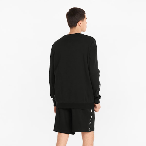 Essentials+ Tape Men's Regular Fit Sweatshirt, Puma Black, extralarge-IND