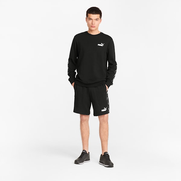 Essentials+ Tape Men's Regular Fit Sweatshirt, Puma Black, extralarge-IND