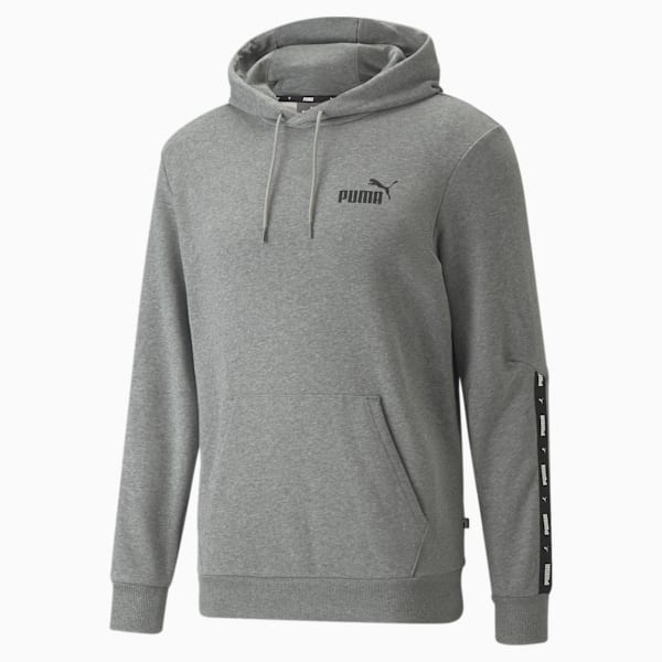 Tape Men's Regular Fit Hoodie, Medium Gray Heather, extralarge-IND