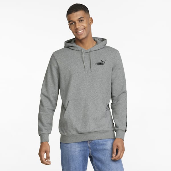 Tape Men's Regular Fit Hoodie, Medium Gray Heather, extralarge-IND