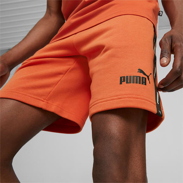 Essentials+ Tape Men's Regular Fit Shorts, Chili Powder, extralarge-IND