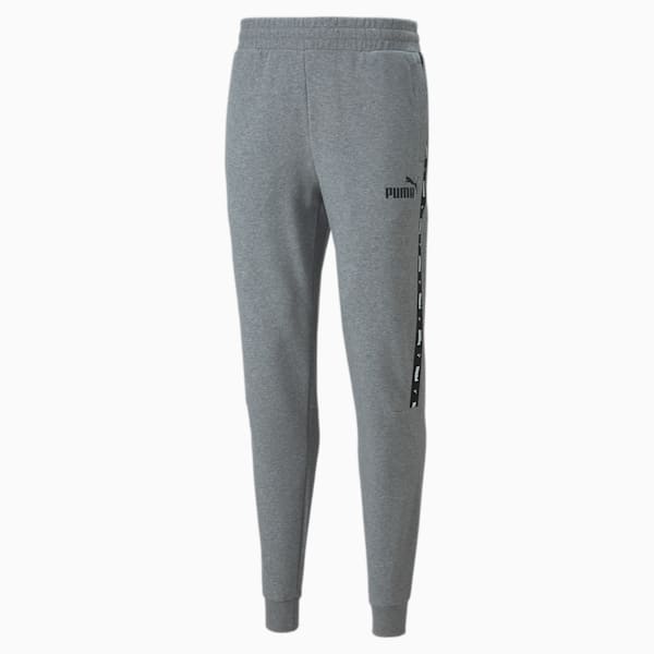 Tape Men's Regular Fit Sweatpants, Medium Gray Heather, extralarge-IND