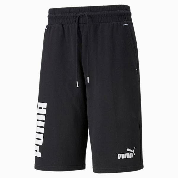 PUMA Power Colourblocked Men's Shorts, Puma Black, extralarge-IND