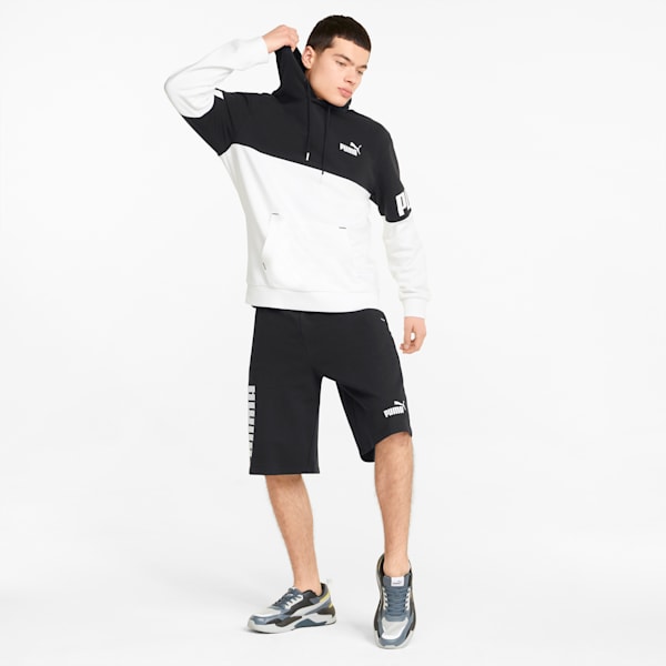 PUMA Power Colourblocked Men's Shorts, Puma Black, extralarge-IND