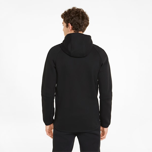Evostripe Full-Zip Men's Slim Fit Hoodie, Puma Black, extralarge-IND