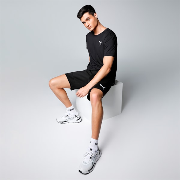 Evostripe Men's Regular Fit Shorts, Puma Black, extralarge-IND