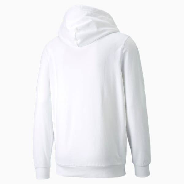 Chandail à capuchon Modern Basics à fermeture éclair entière Homme, Puma White, extralarge