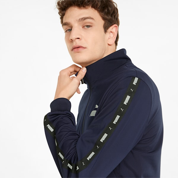 Tape Men's Regular Fit Tracksuit, Peacoat, extralarge-IND