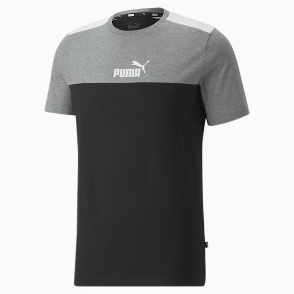 Colorblock Men's T-Shirt, Puma Black, extralarge-AUS