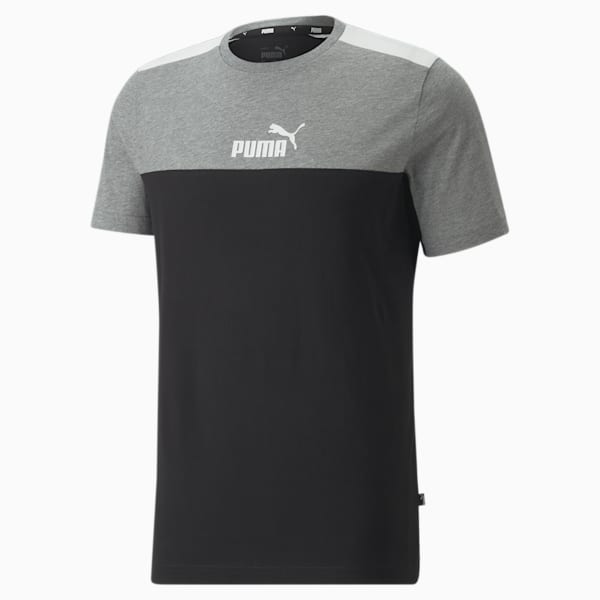 Colorblock Men's T-Shirt, Puma Black, extralarge-IND