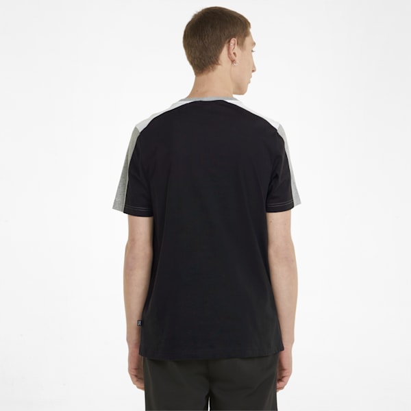 Colorblock Men's T-Shirt, Puma Black, extralarge-AUS