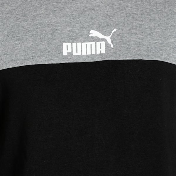 Colorblock Men's Regular Fit Sweatshirt, Puma Black, extralarge-IND