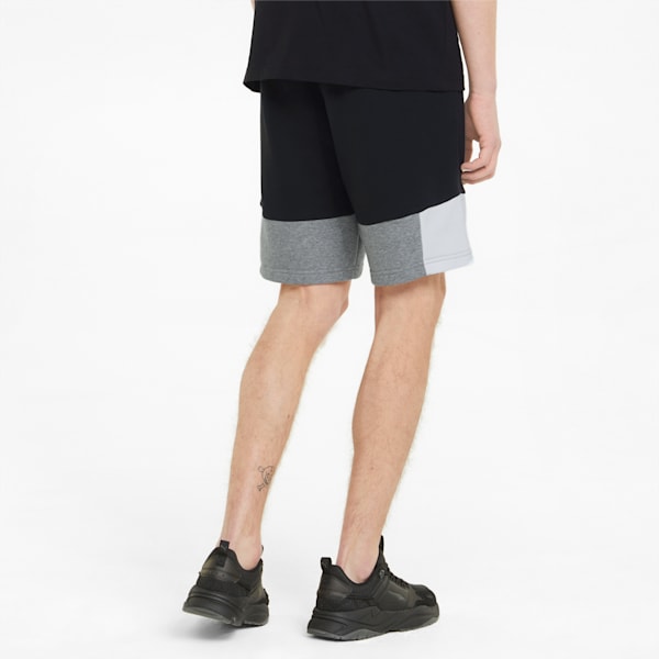 Essentials+ Block Men's Regular Fit Shorts, Puma Black, extralarge-IND