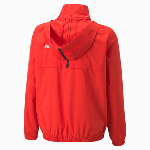 ESS+ Colour-blocked Youth Windbreaker, High Risk Red, extralarge-GBR