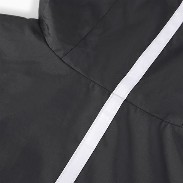 Men's Solid Regular Fit Windbreaker, Puma Black, extralarge-IND