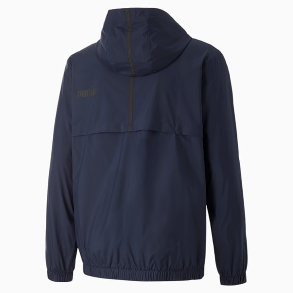 Essentials Solid Windbreaker Jacket Men, Peacoat, extralarge-GBR