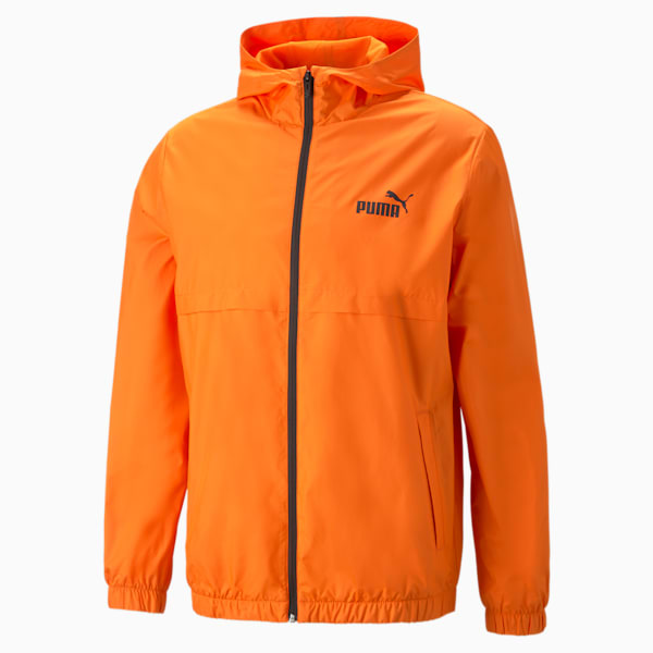 Essentials Solid Windbreaker Jacket Men, Cayenne Pepper, extralarge-GBR