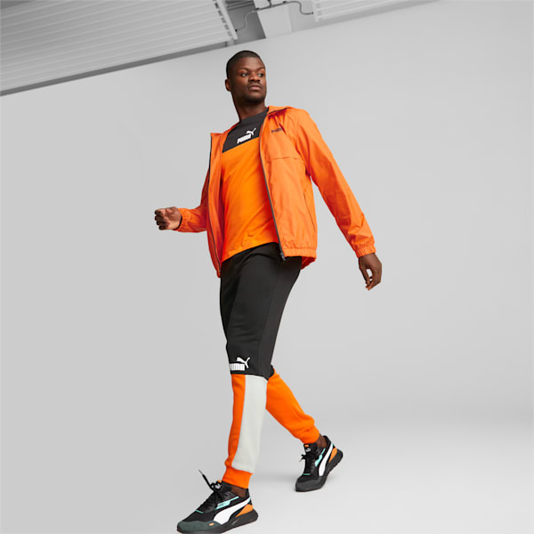 Essentials Solid Windbreaker Jacket Men, Cayenne Pepper, extralarge-GBR