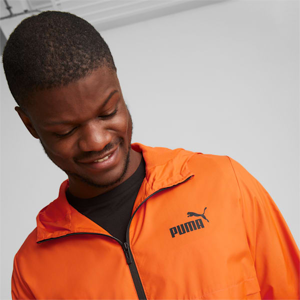 Essentials Solid Windbreaker Jacket Men, Cayenne Pepper, extralarge-GBR