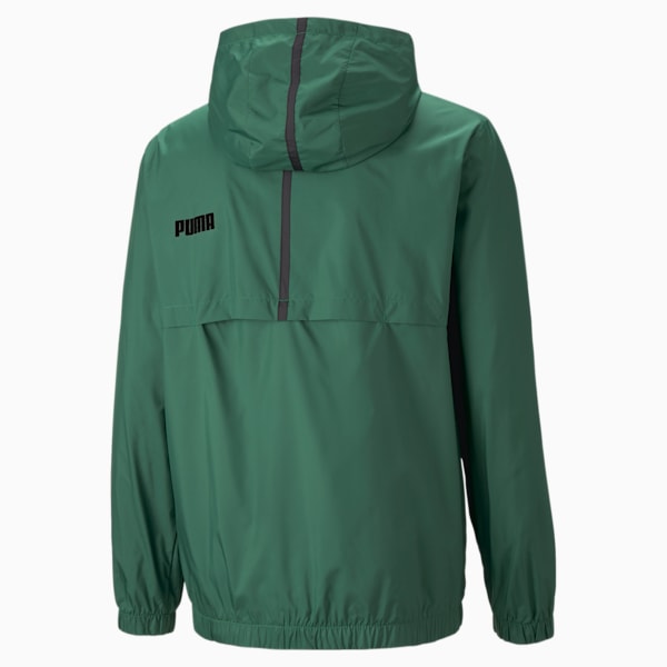 Essentials Solid Men's Regular Fit Windbreaker, Vine, extralarge-IND