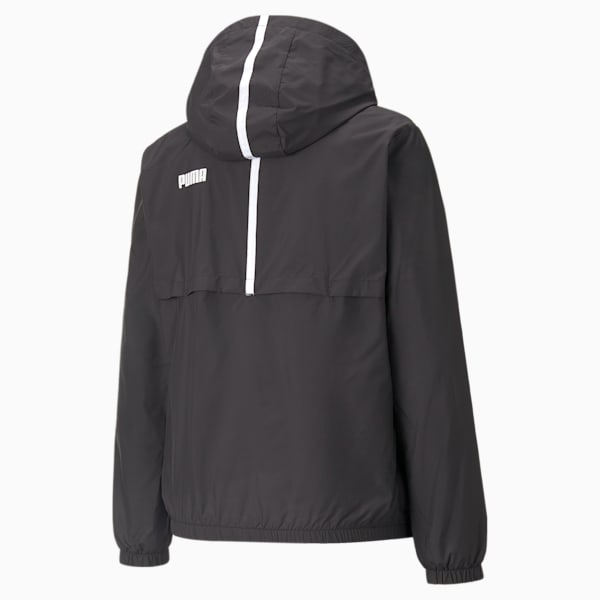 Essentials Solid Women's Regular Fit Windbreaker, Puma Black, extralarge-IND